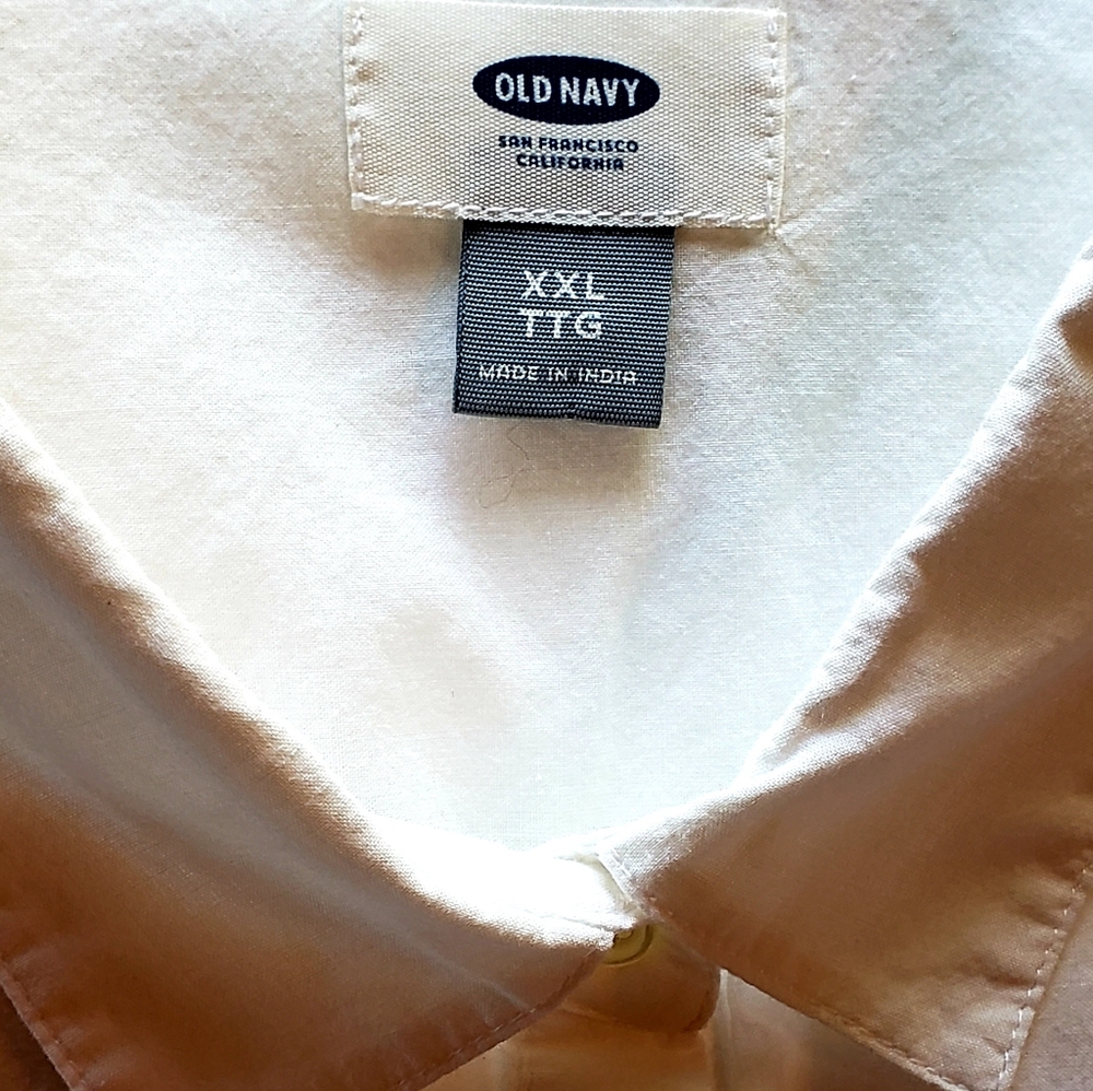OLD NAVY Cotton Eyelet Blouse - XXL - EUC/Like New - Picture 2 of 8
